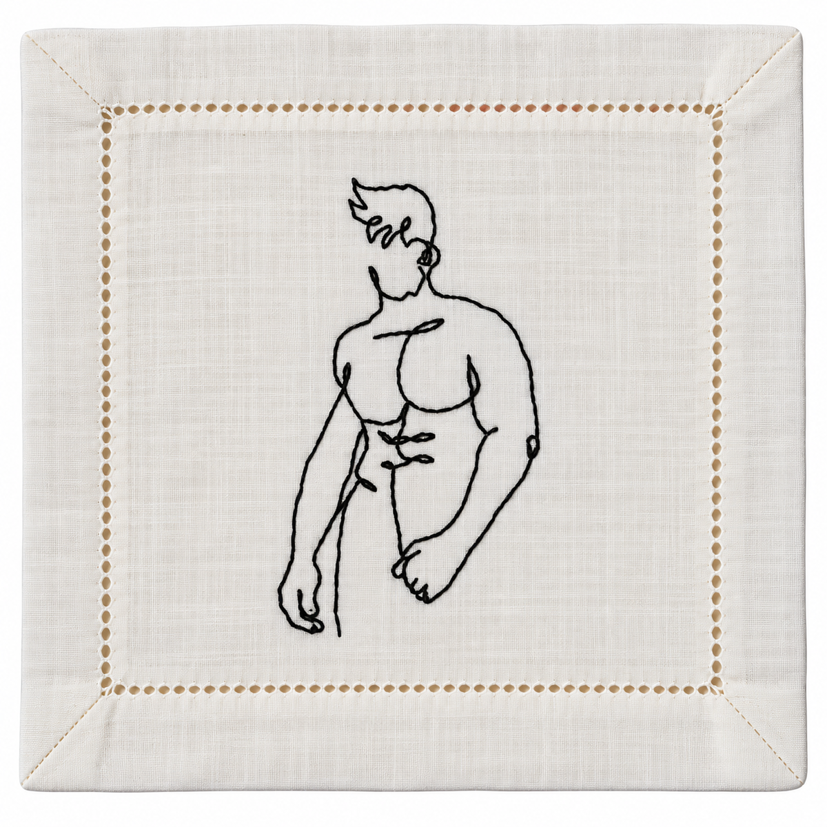 Nude Male Cocktail Napkins- The Magic Mike Set