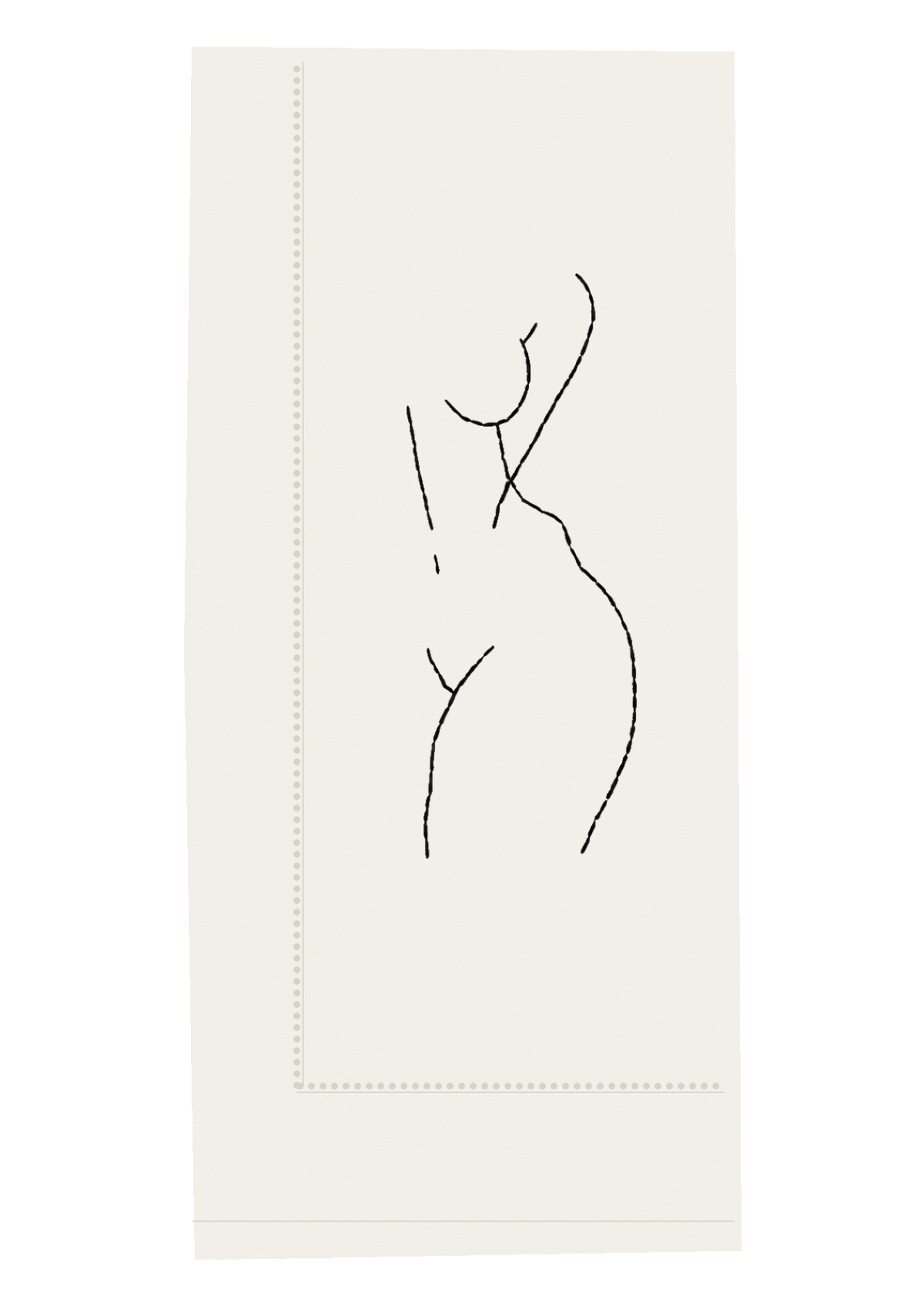Nude Female Dinner Napkins - The Striptease Collection
