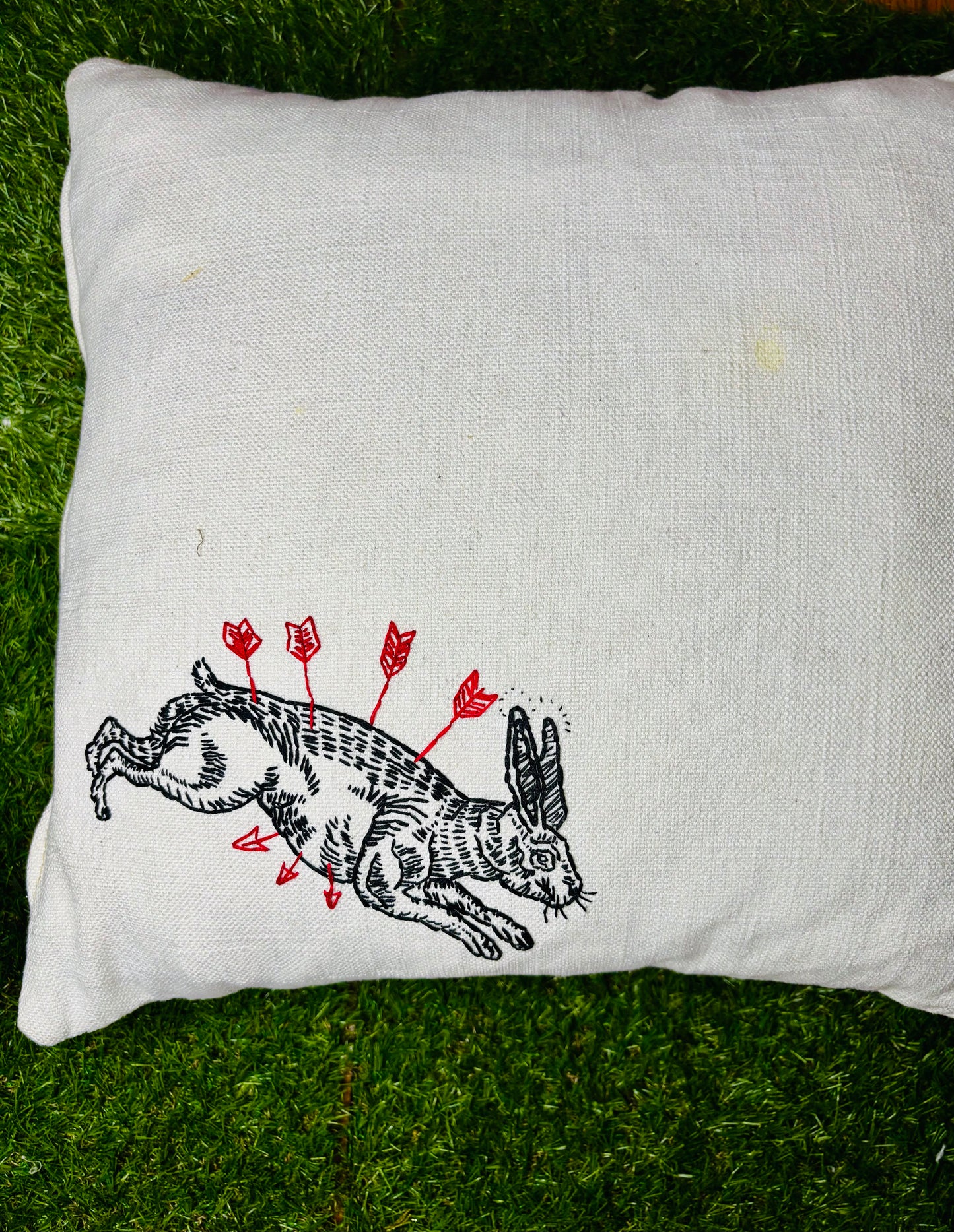 Tattoo Inspired Throw Pillow