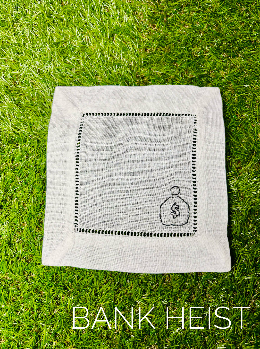 Cowboy/Western Inspired Hand Embroidered Cocktail Napkins