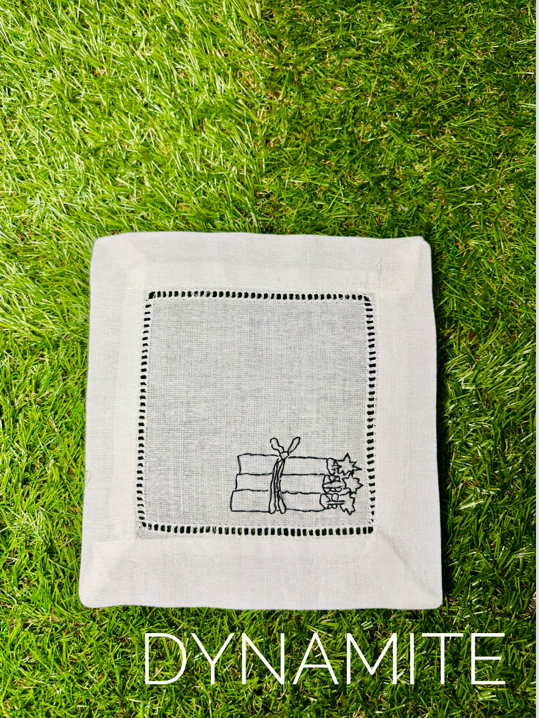Cowboy/Western Inspired Hand Embroidered Cocktail Napkins