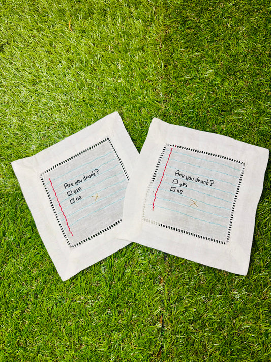 Are You Drunk? Cocktail Napkins