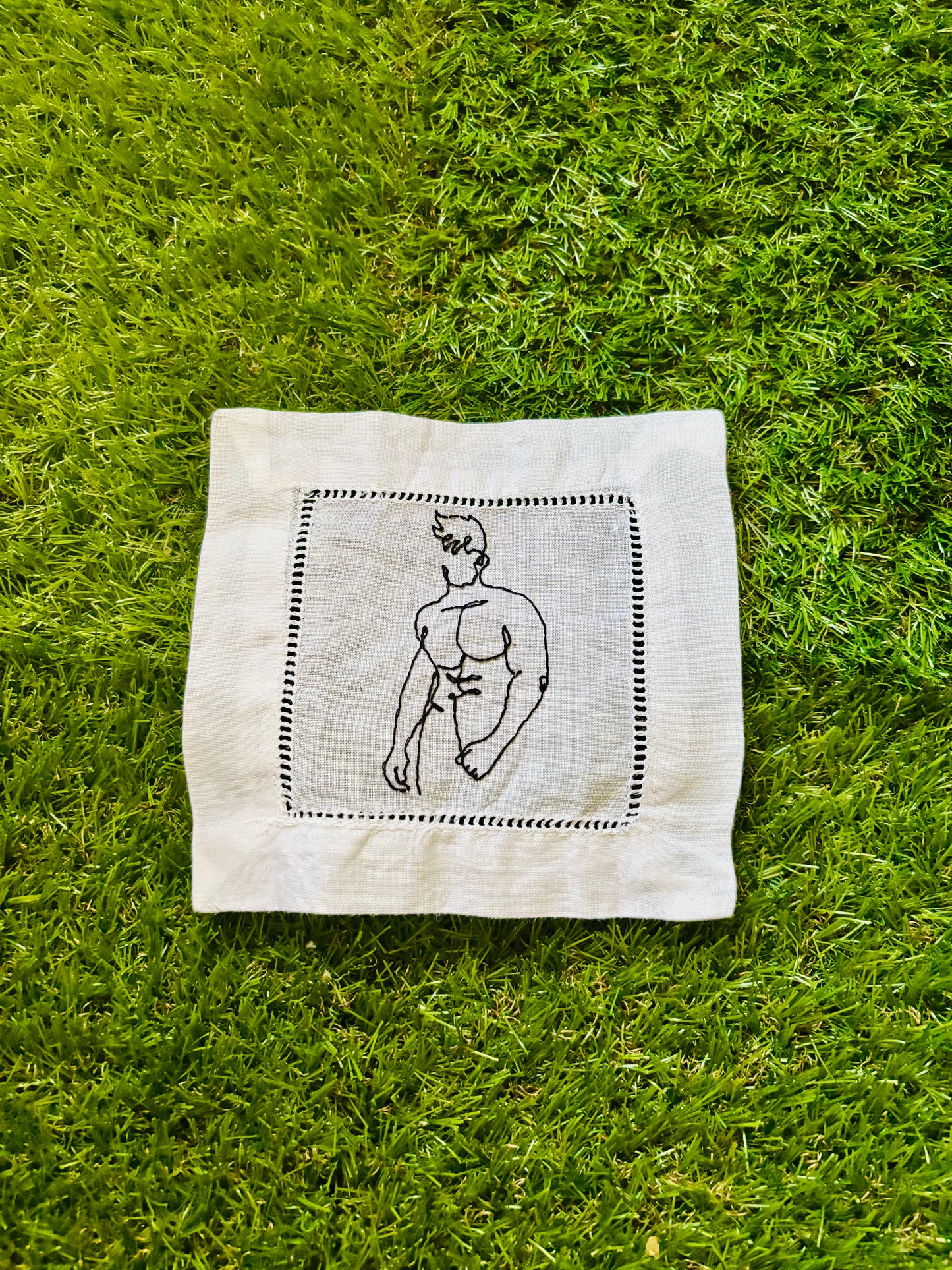 Nude Male Torso Cocktail Napkins