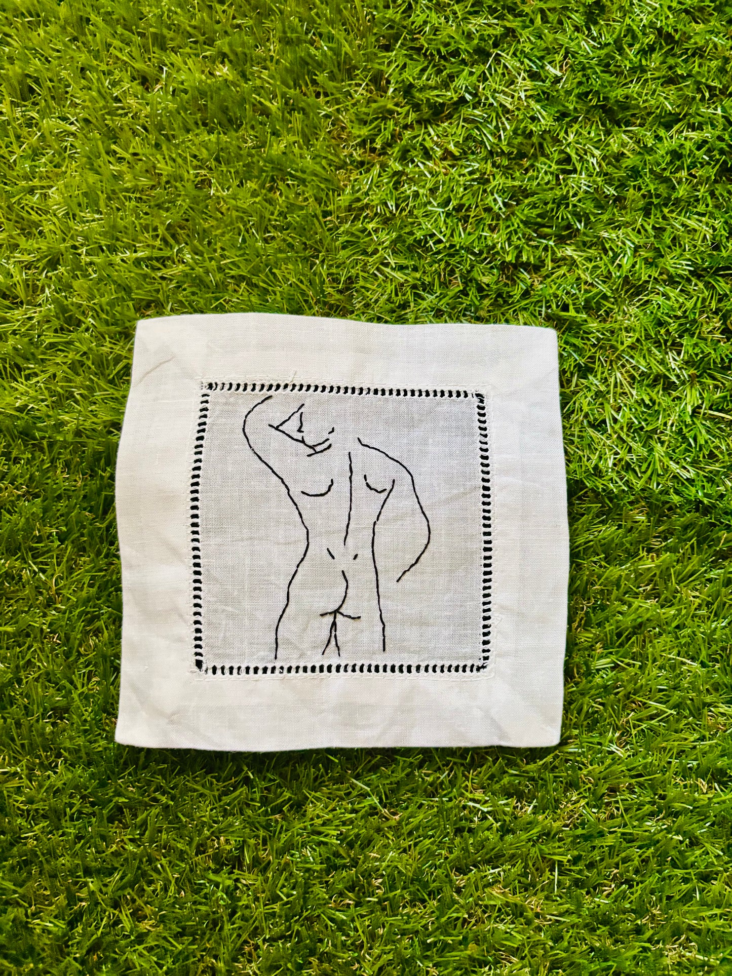 Nude Male Torso Cocktail Napkins