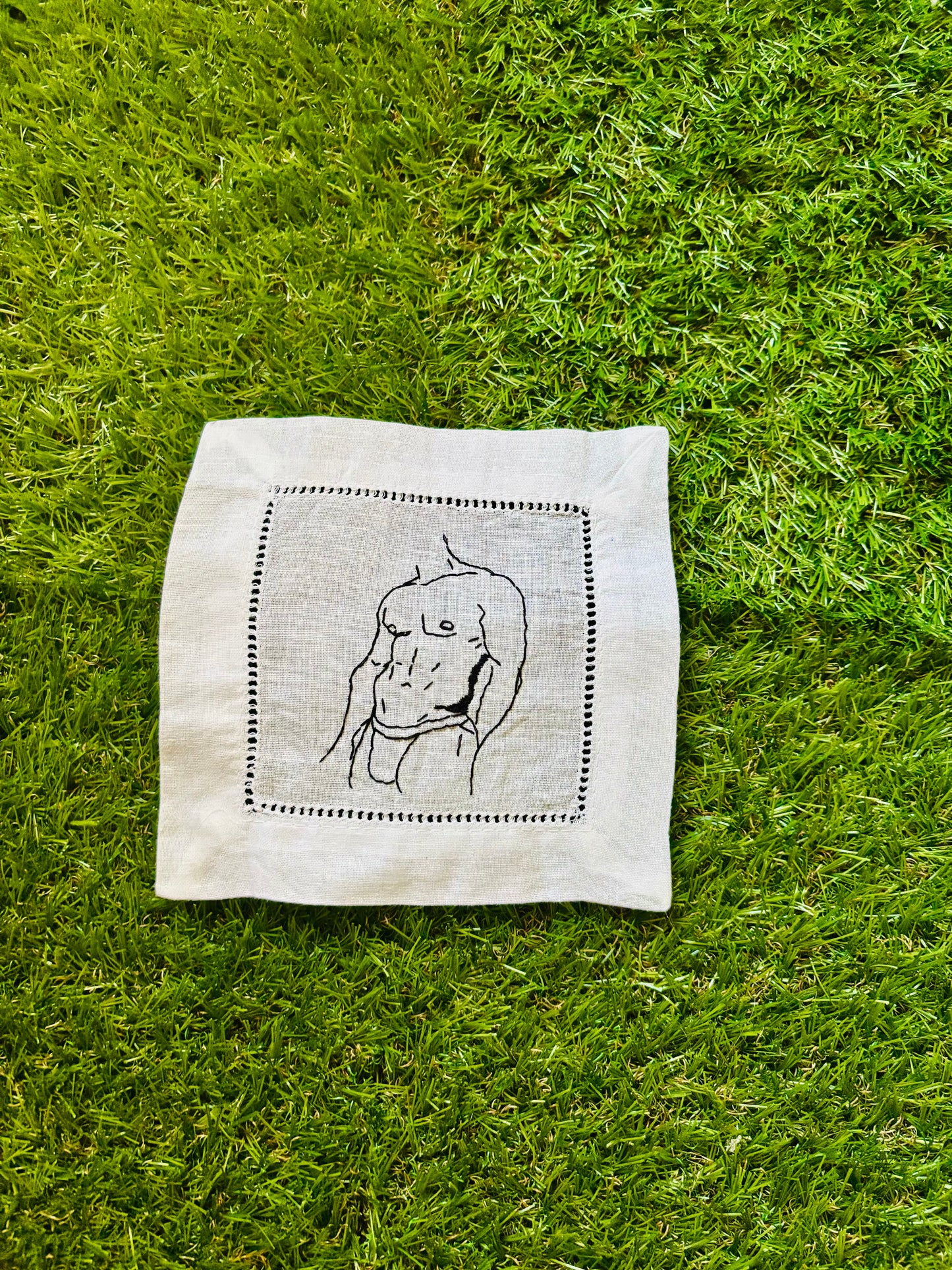 Nude Male Torso Cocktail Napkins