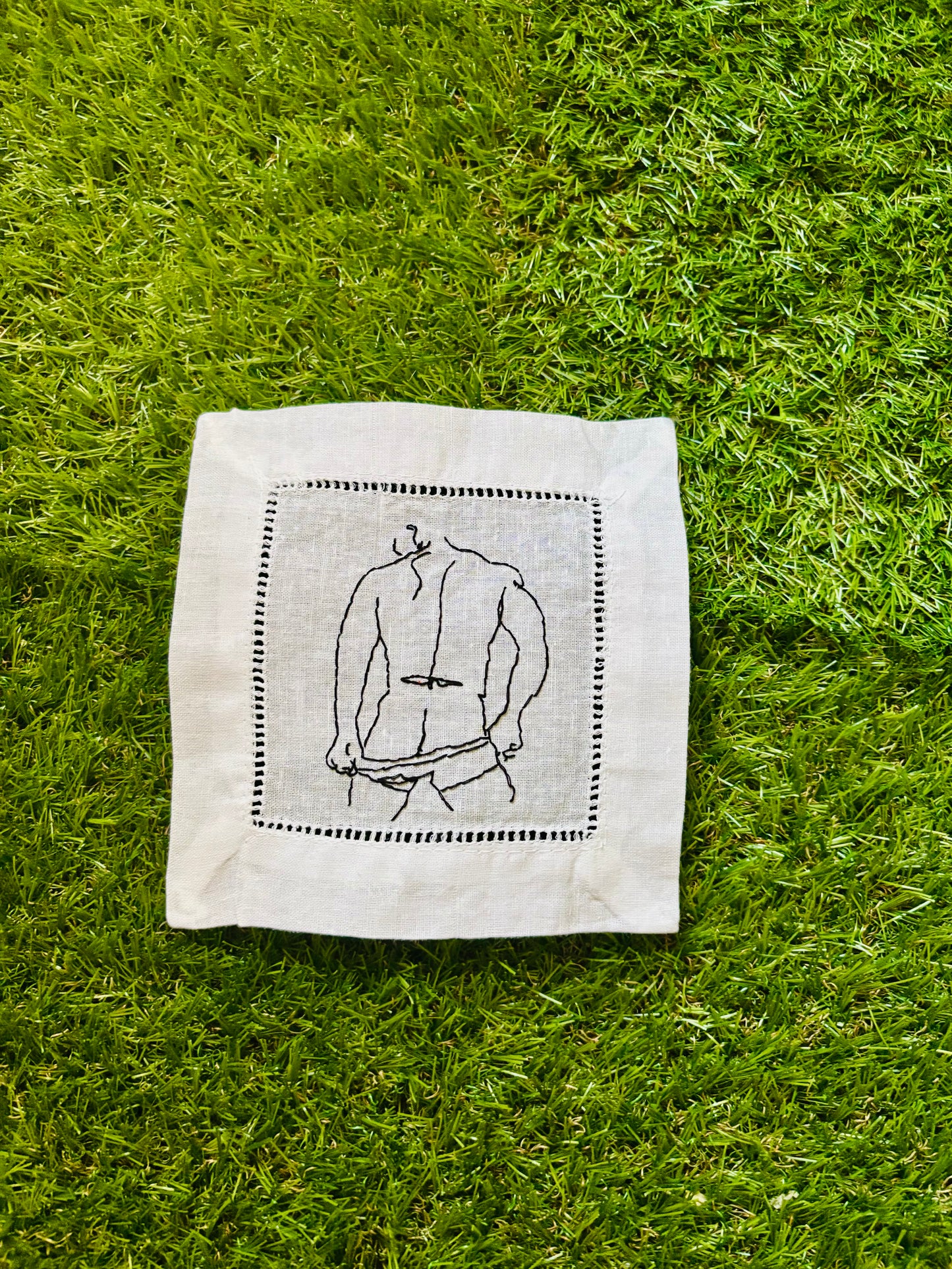 Nude Male Torso Cocktail Napkins