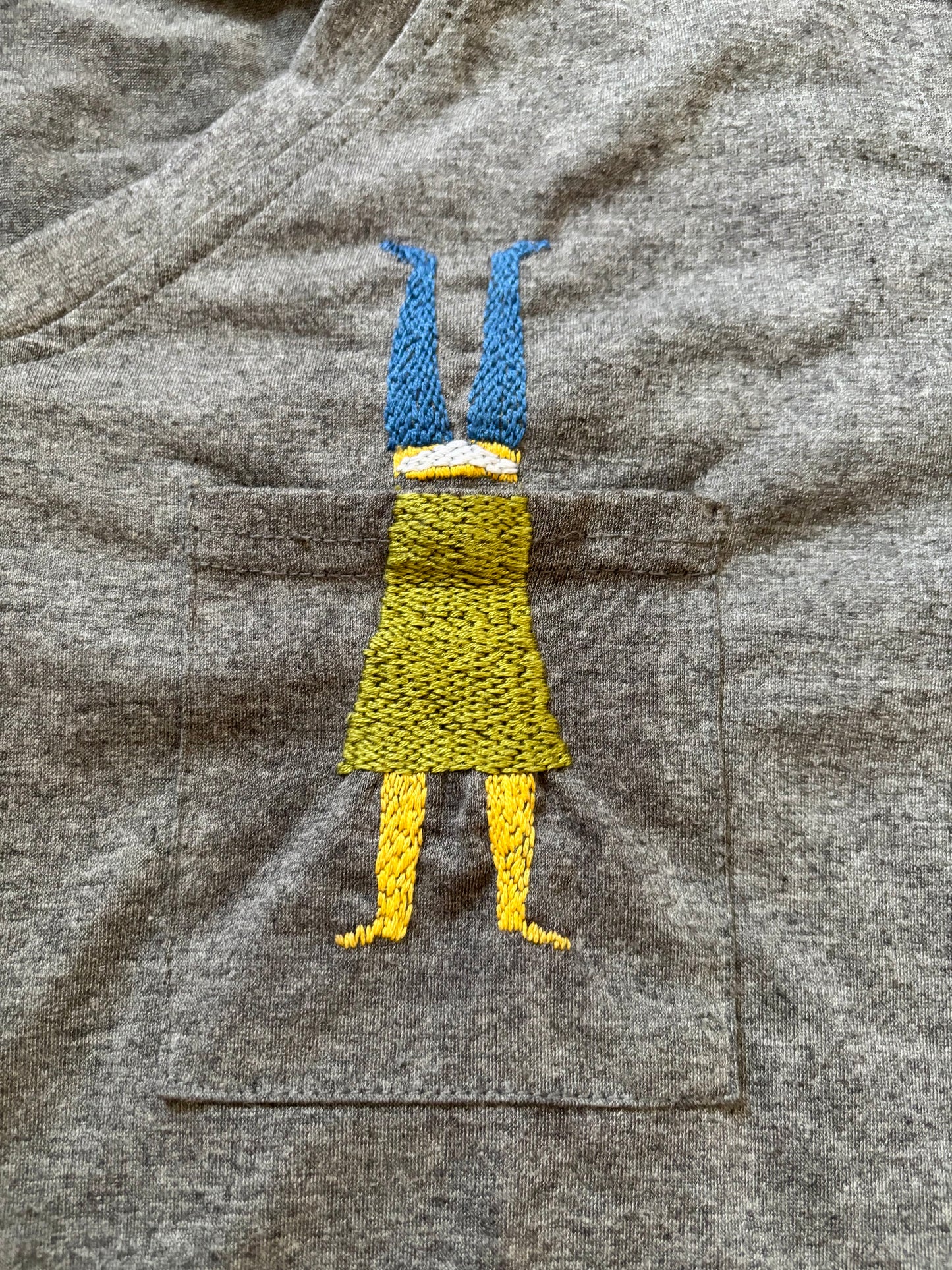 Handstand Girl Pocket People TShirt
