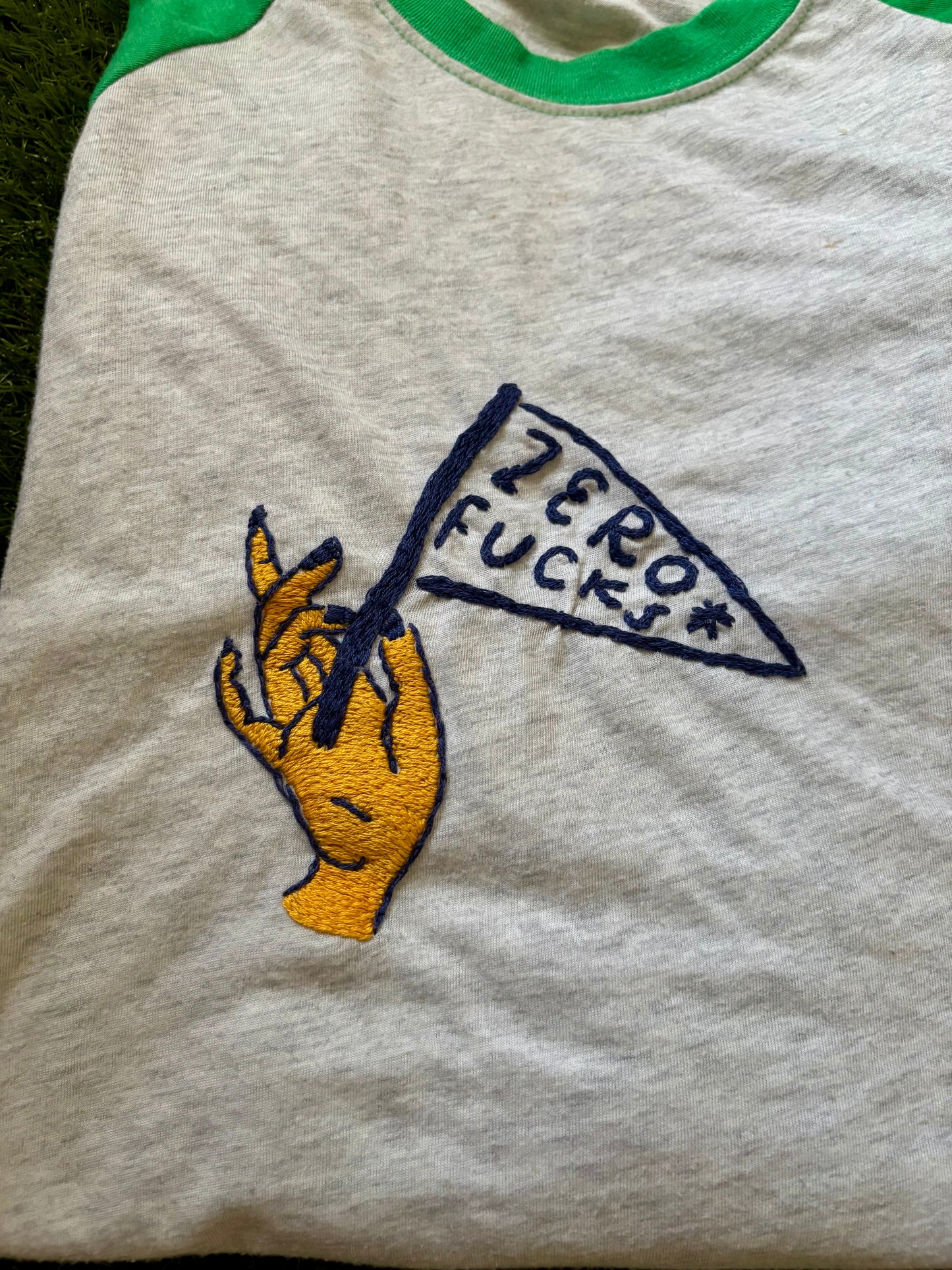 Zero Fucks Baseball Raglan Tshirt