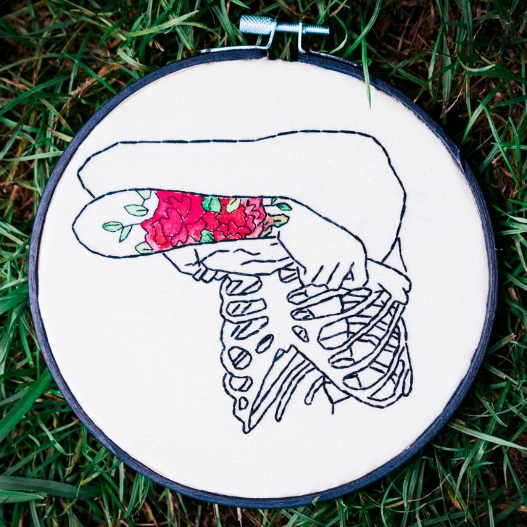 Skeleton Tattoo // 6"