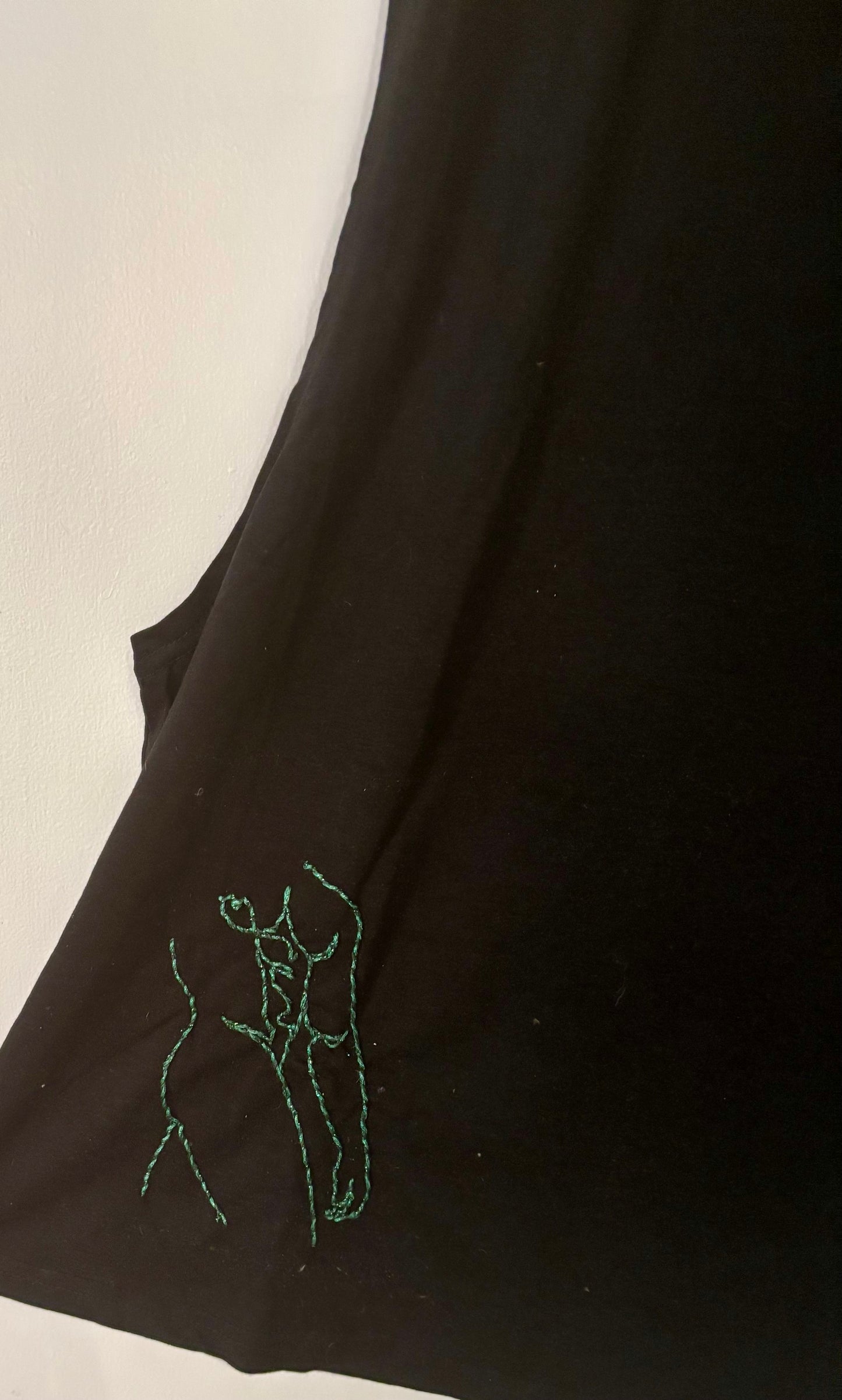 “Dominic” Nude Male Hand-Embroidered  Men's Muscle Tank