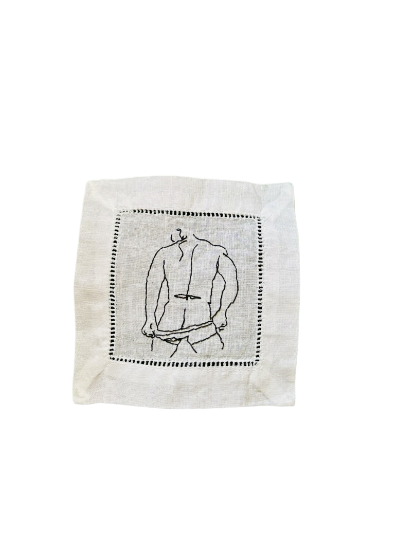 Nude Male Cocktail Napkins- The Full Monte Set