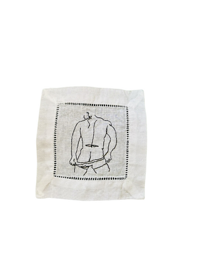 Nude Male Cocktail Napkins- The Full Monte Set