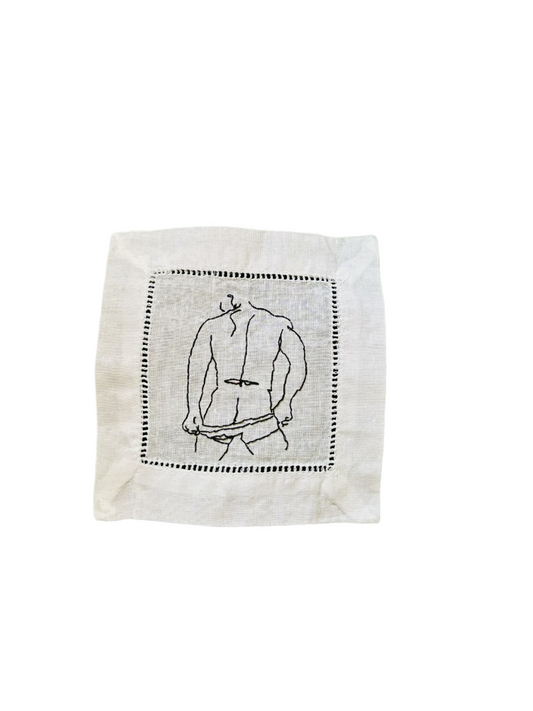 Nude Male Cocktail Napkins- The Full Monte Set