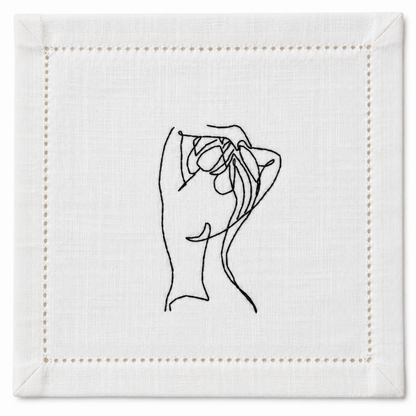 Nude Female Cocktail Napkins - The Showgirls Collection