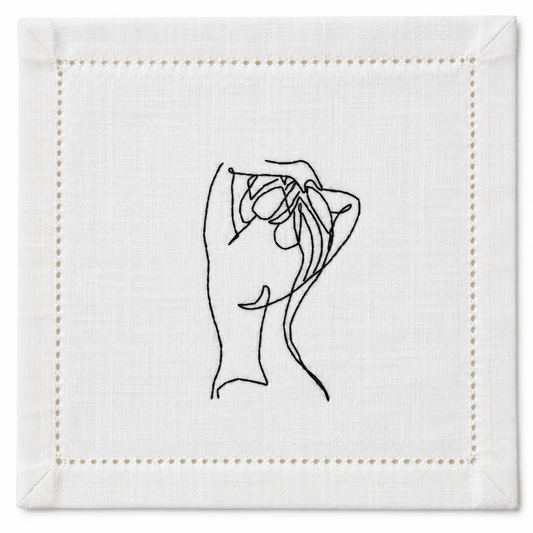 Nude Female Cocktail Napkins - The Showgirls Collection