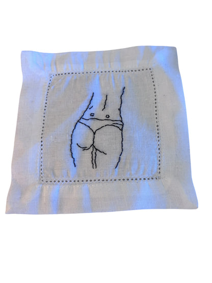 Nude Female Cocktail Napkins - The Showgirls Collection