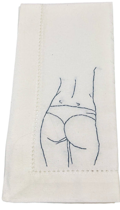 Nude Female Dinner Napkins - The Showgirls Collection