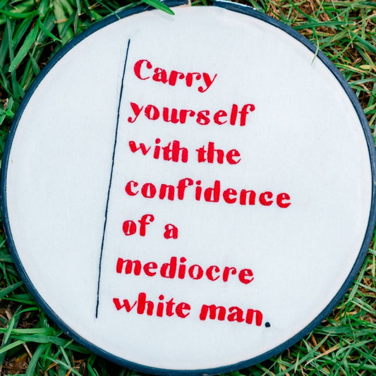 Confident White Man // 8"