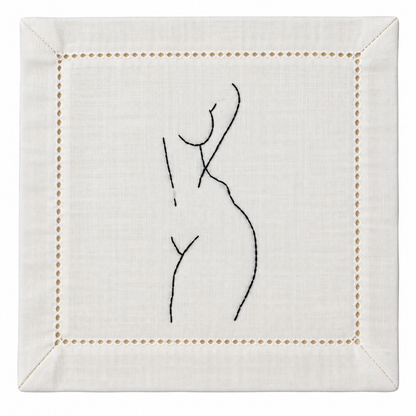 Nude Female Cocktail Napkins - The Striptease Collection