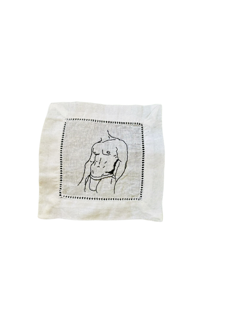 Nude Male Cocktail Napkins- The Full Monte Set