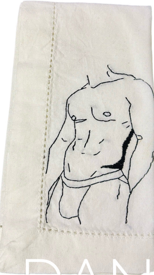 Nude Male Dinner Napkins - The Full Monte Collection