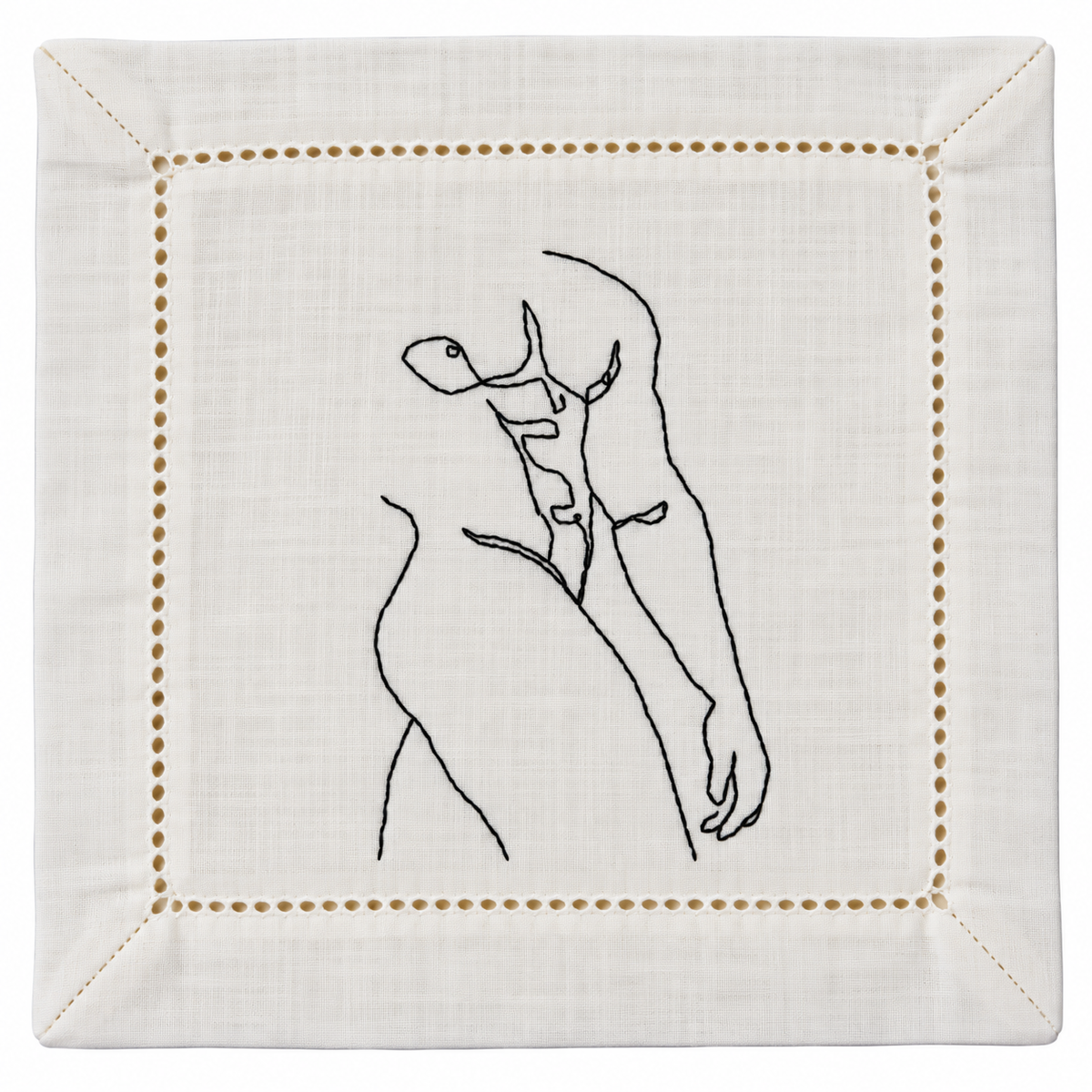 Nude Male Torso Cocktail Napkins - La Bare Collection