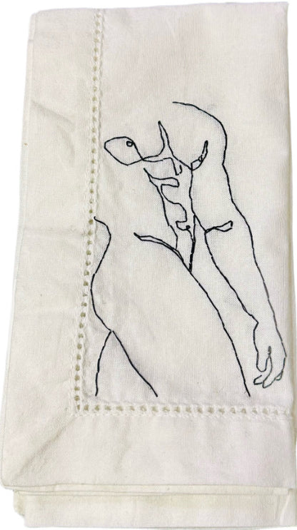 Nude Male Dinner Napkins - The La Bare Collection
