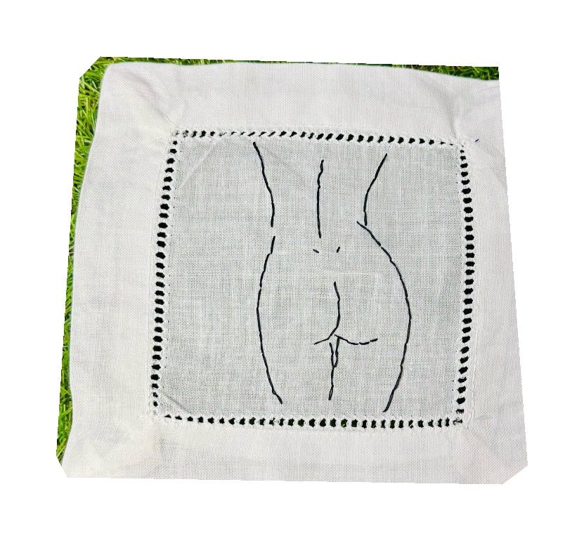 Nude Female Cocktail Napkins - The Striptease Collection