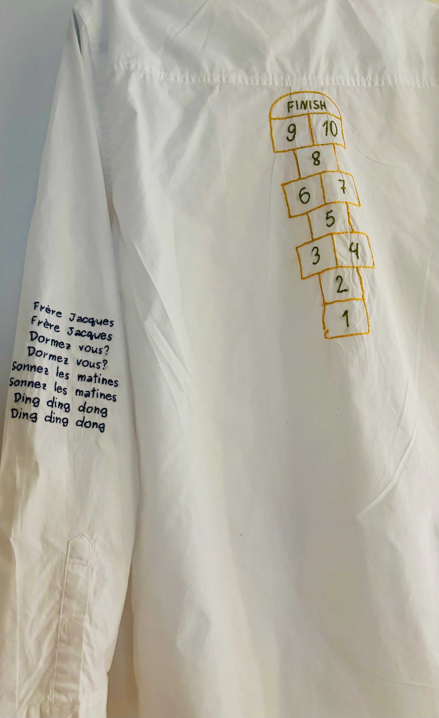 Playground Fun Hand Embroidered Women's Button Down