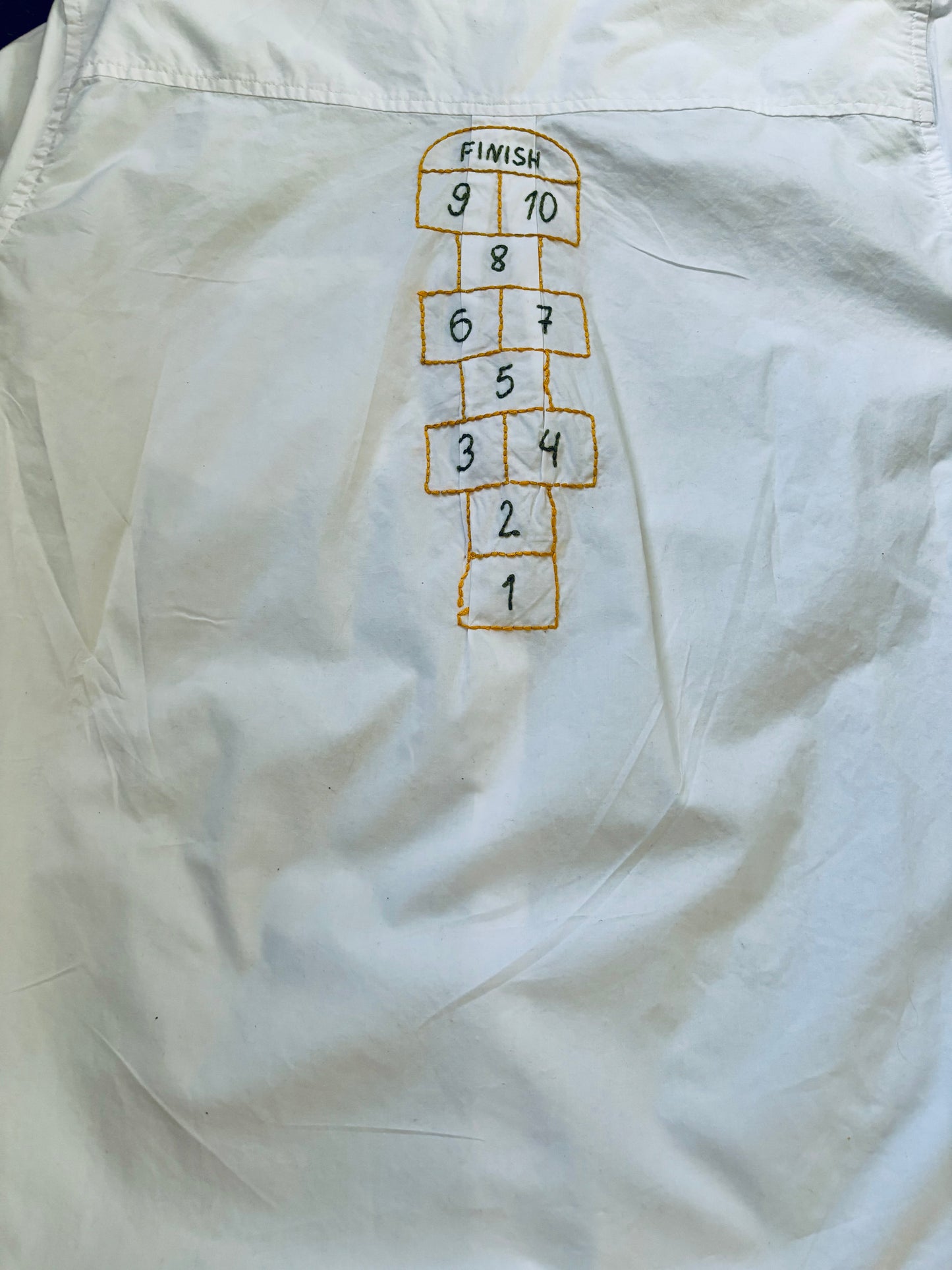 Playground Fun Hand Embroidered Women's Button Down