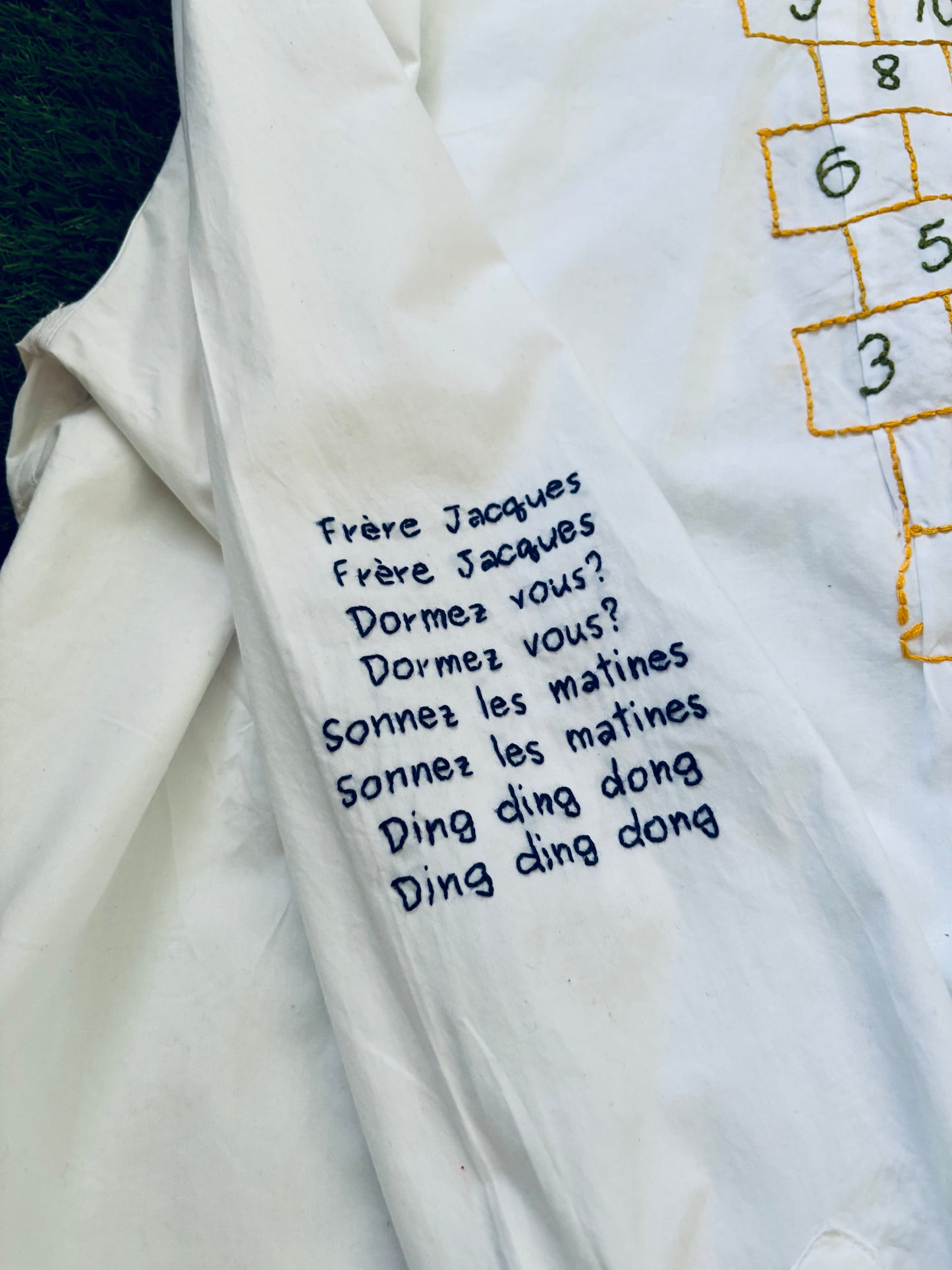Playground Fun Hand Embroidered Women's Button Down