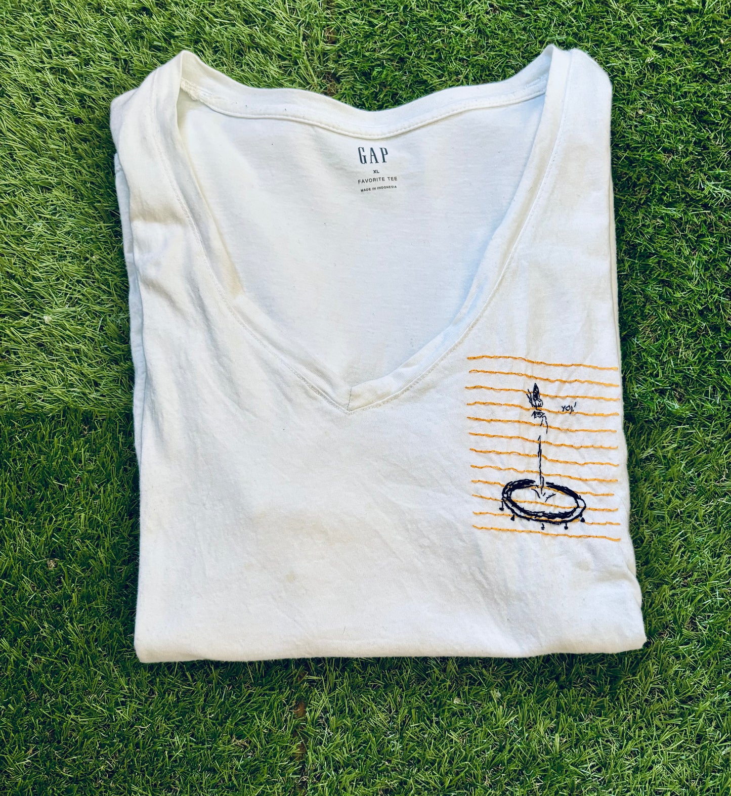 Trampoline Girl Pocket People TShirt