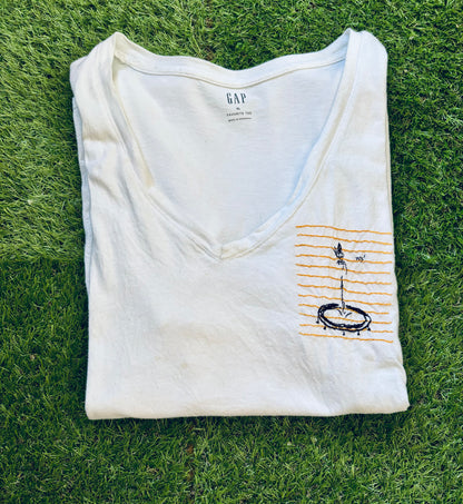 Trampoline Girl Pocket People TShirt