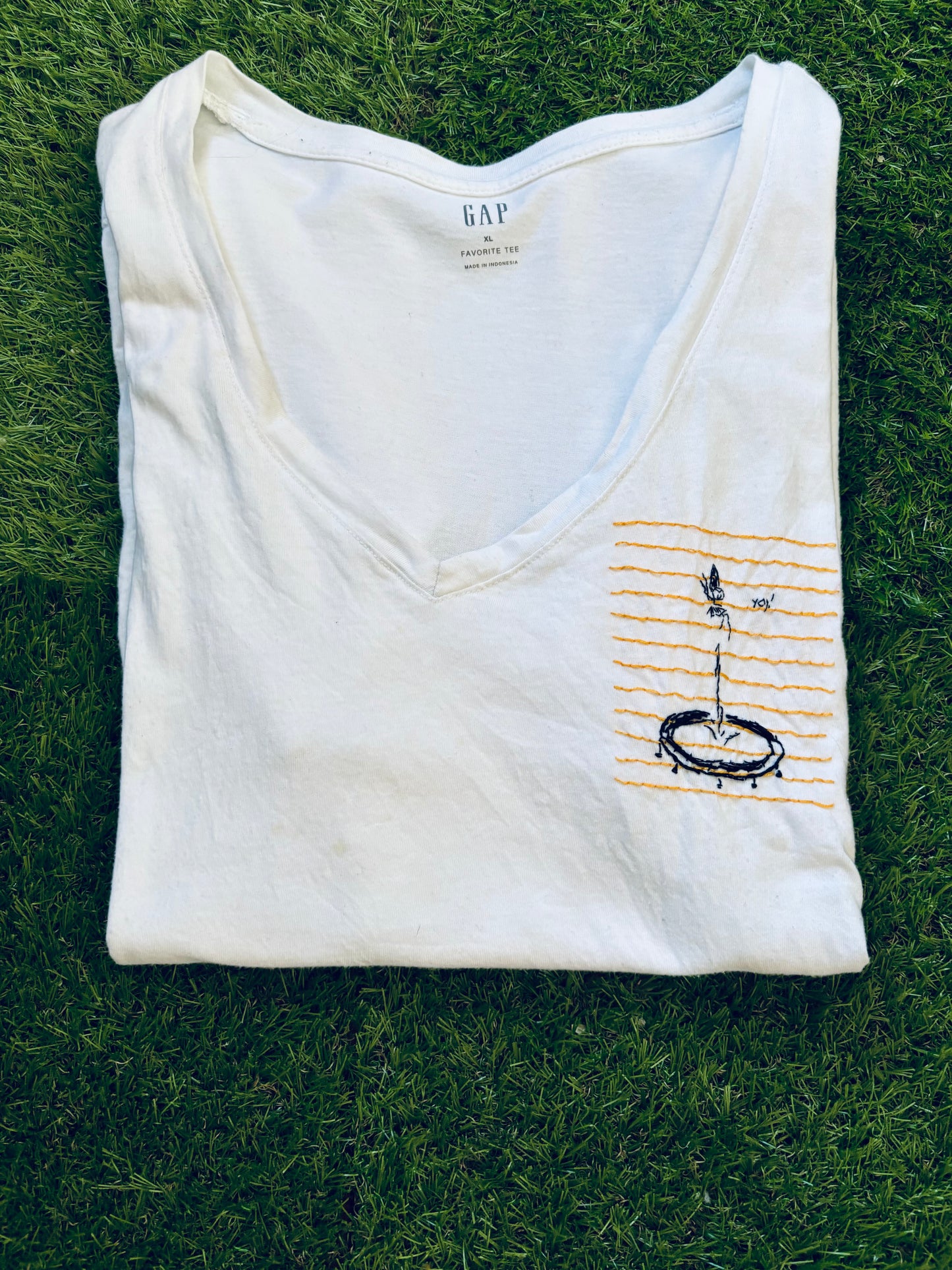 Trampoline Girl Pocket People TShirt