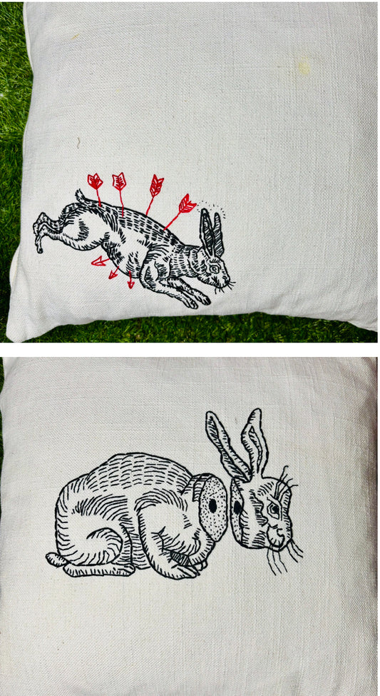 Tattoo Inspired Throw Pillow