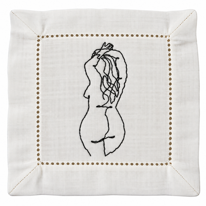 Nude Female Cocktail Napkins - The Striptease Collection