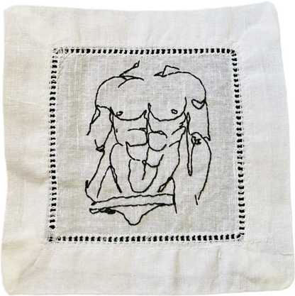 Nude Male Cocktail Napkins- The Full Monte Set