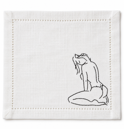 Nude Female Cocktail Napkins - The Showgirls Collection