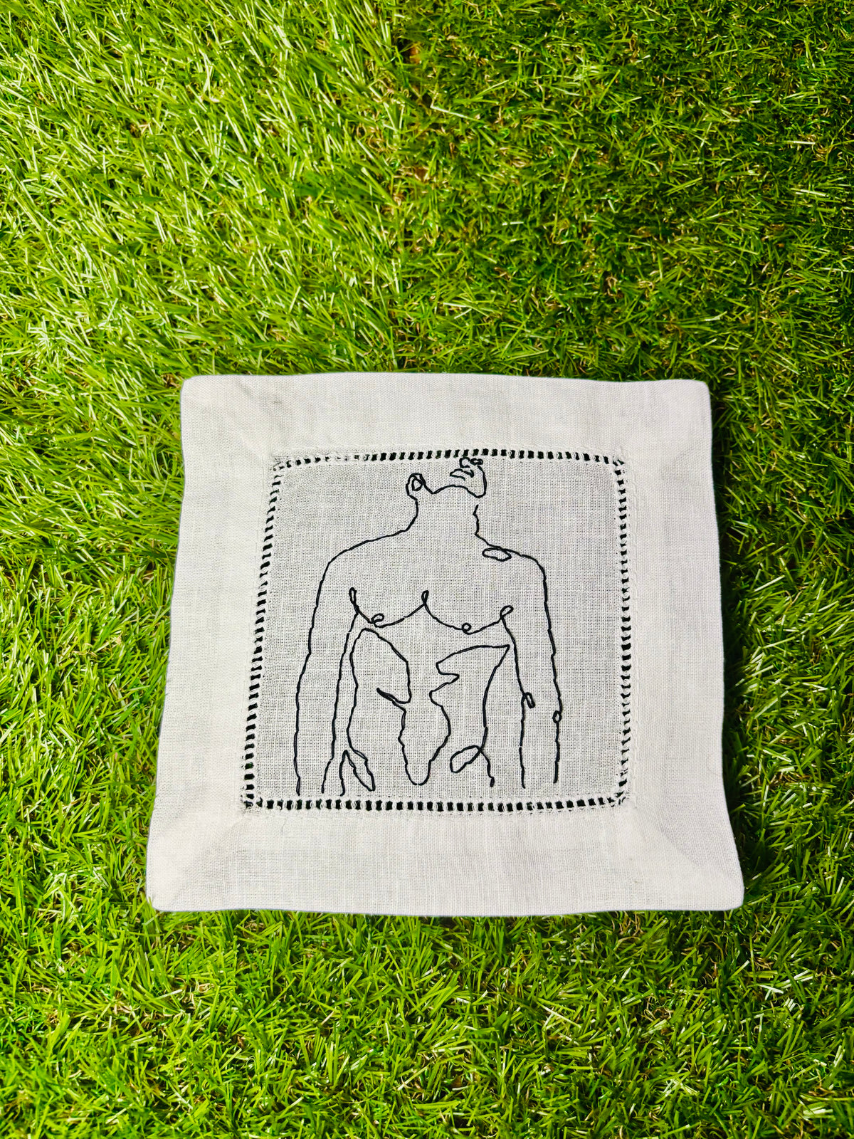 Nude Male Torso Cocktail Napkins - La Bare Collection